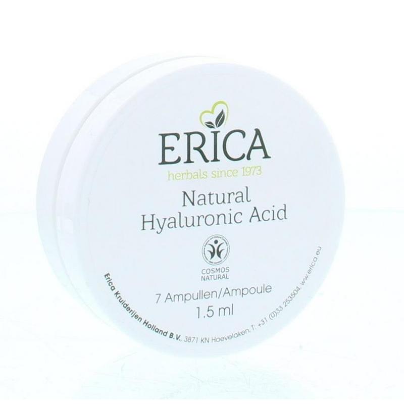Erica Hyaluronzuur 7 ampullen 1,5 ml Natural Hyaluronic Acid