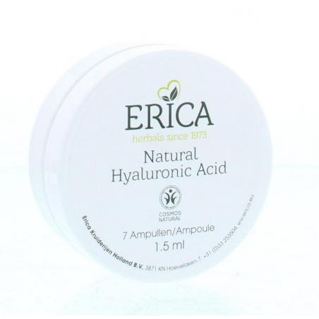 Erica Hyaluronzuur 7 ampullen 1,5 ml Natural Hyaluronic Acid