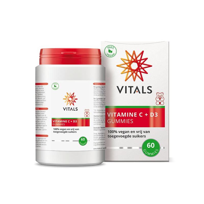 Vitals Vitamine C  D3 gummies