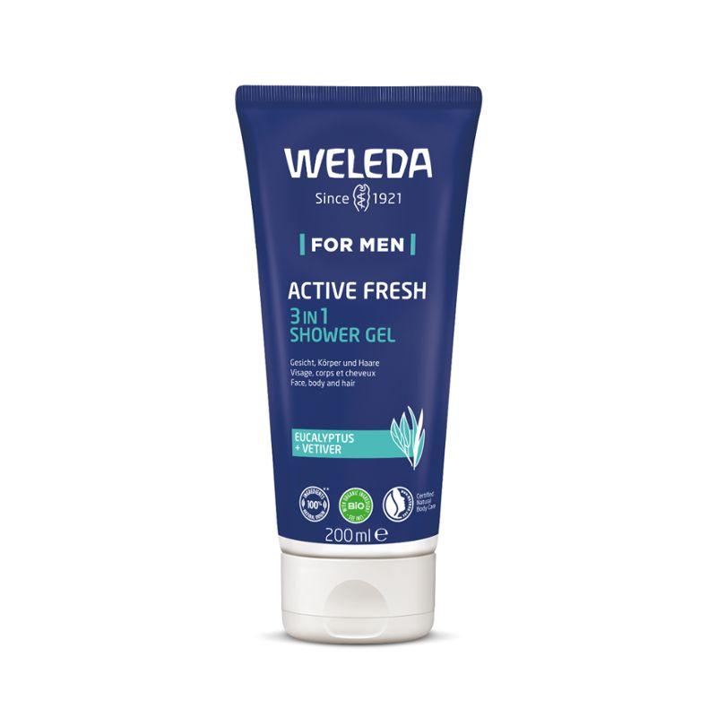 Weleda Men 3 in 1 Active Fresh Douchegel 200ml