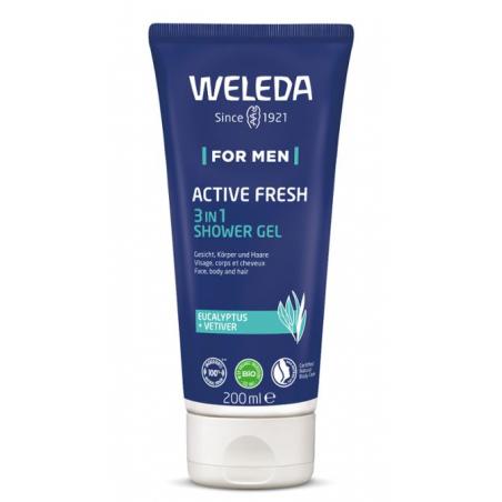 Weleda Men 3 in 1 Active Fresh Douchegel 200ml