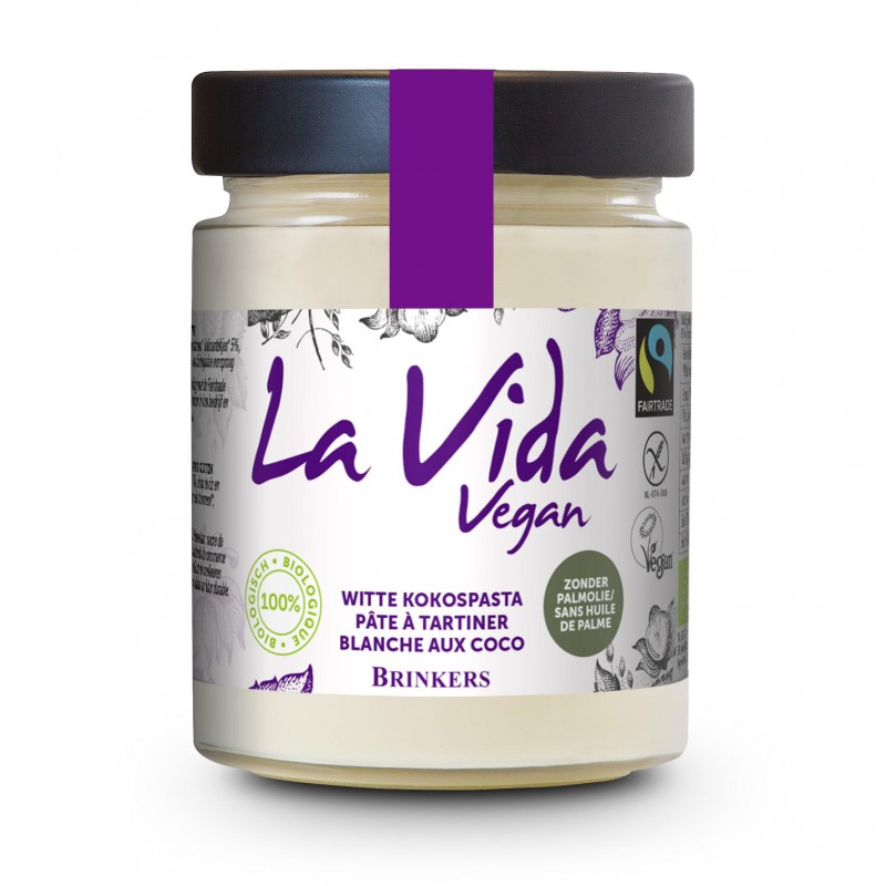 LA VIDA VEGAN Witte Kokospasta 270g