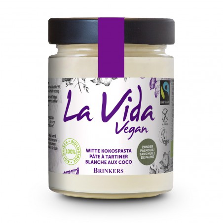 LA VIDA VEGAN Witte Kokospasta 270g