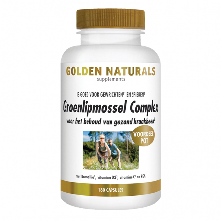Golden Naturals Groenlipmossel Complex 180 capsules