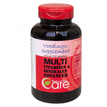 Care Natural Vit Multi Vitaminen Mineralen Advanced 120 tabletten