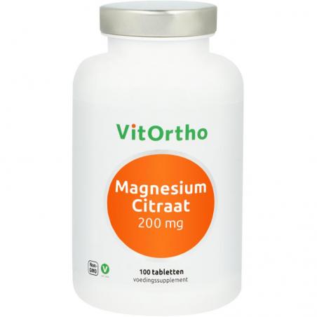 Vitortho magnesium citraat 200mg