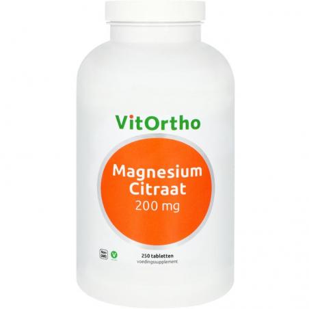 Vitortho magnesium citraat 200mg