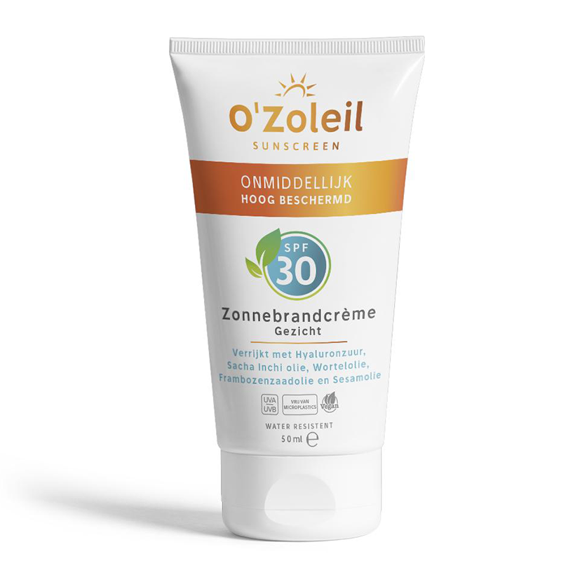 O'Zoleil Zonnebrandcreme Gezicht SPF 30 GezondheidsWinkel