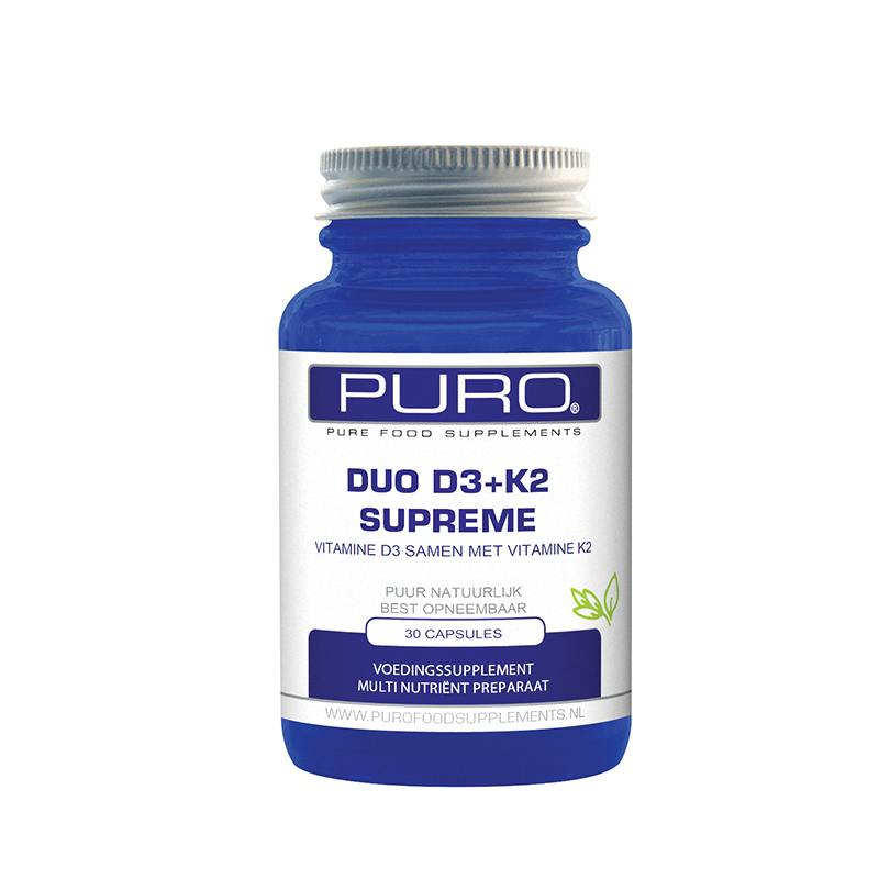 PURO Duo D3 + K2 Supreme 30 cap