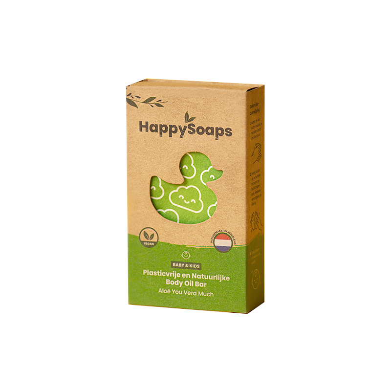 HappySoaps Baby & Kids Body Oil Bar Aloe You Vera Much