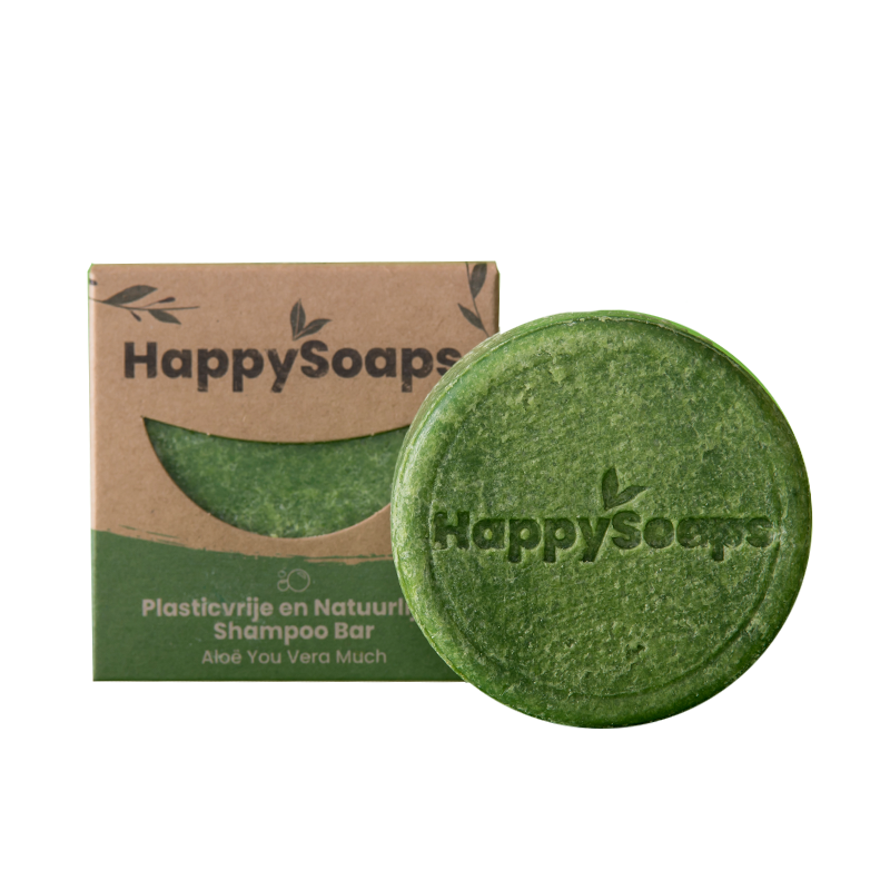 HappySoaps Shampoo Bar Aloe You Vera