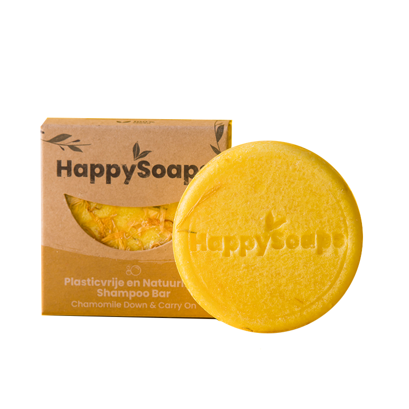 HappySoaps Shampoo Bar Chamomile Down & Carry On 70 gram