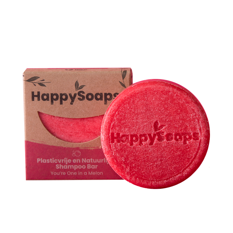 HappySoaps Shampoo Bar You're One in a Melon 70 gram