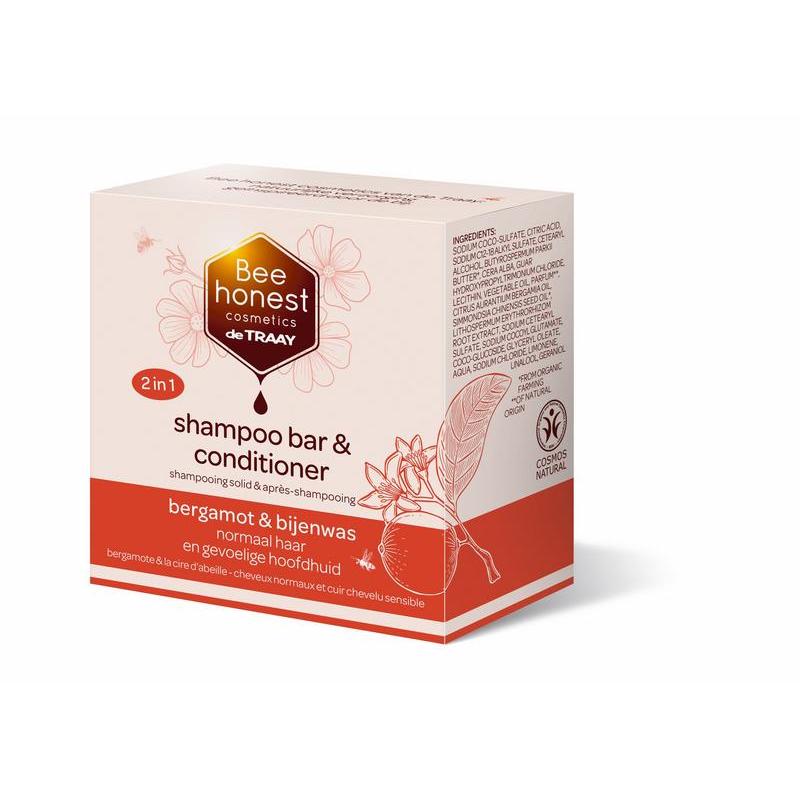 Bee Honest Cosmetics Shampoobar Bergamot & Bijenwas 80 gram