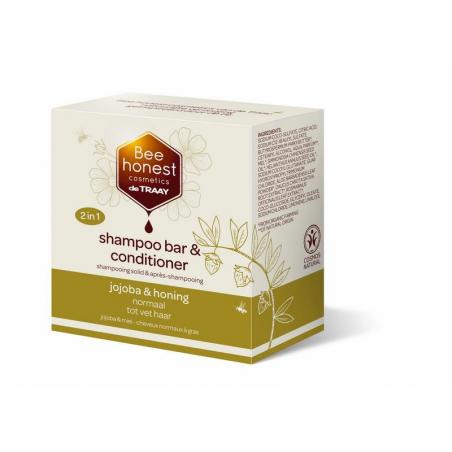 Bee Honest Cosmetics Shampoobar Jojoba & Honing 80 gram