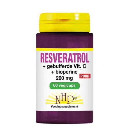 NHP Resveratrol 200 mg/Vitamine C/Bioperine puur