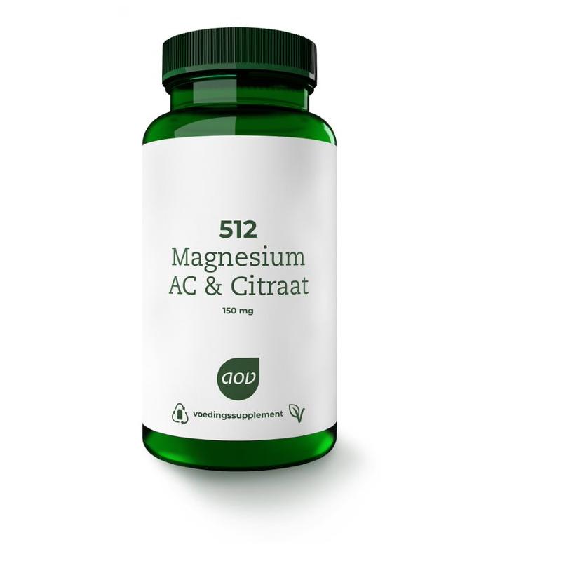 AOV 512 Magnesium AC & Citraat 150 mg 60 tabletten