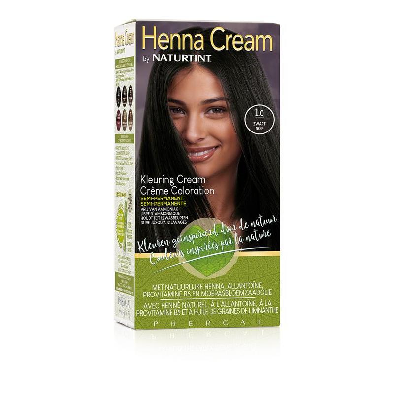 Naturtint Henna creme 1.0 zwart