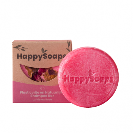 HappySoaps Shampoo Bar La Vie en Rose 70 gram
