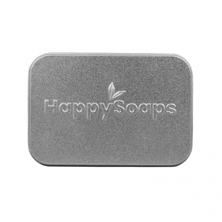 HappySoaps Happy Bar bewaar- en reisblikje vierkant