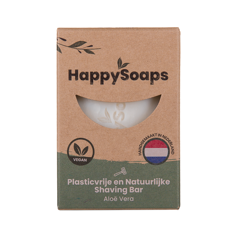 HappySoaps Shaving Bar Aloë Vera 80 gram