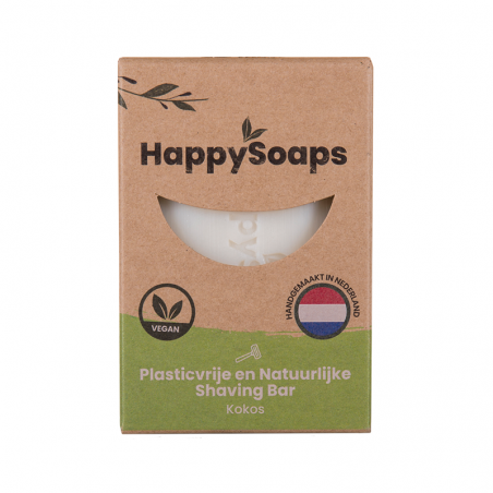 HappySoaps Shaving Bar Kokos 80 gram