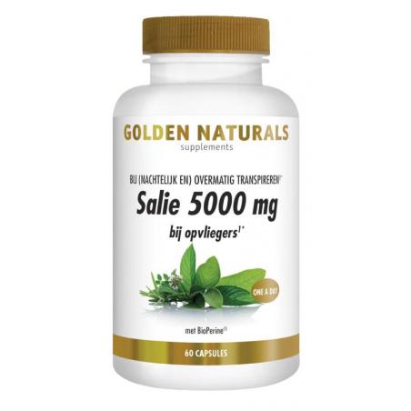 Golden Naturals Salie 5000 mg 60 veganistische capsules