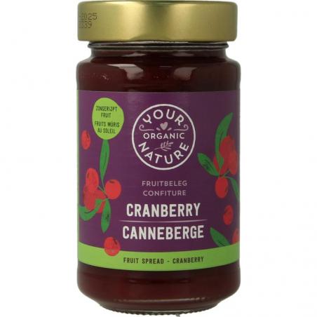 Your Organic Nature Cranberry fruitbeleg bio 250 gram