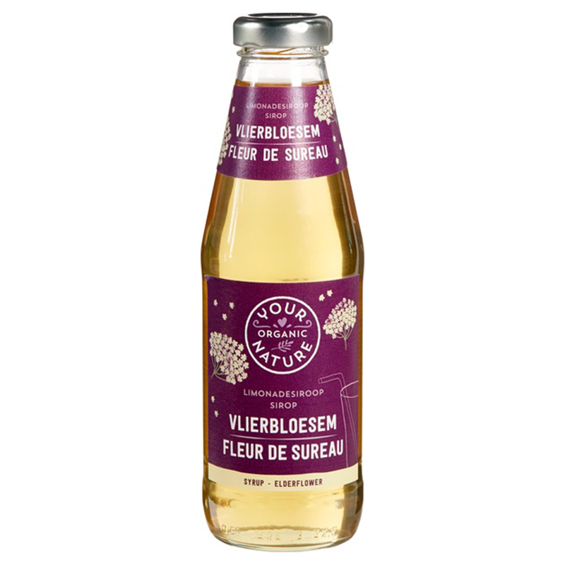 Your Organic Nature Vlierbloesem siroop bio 500 ml