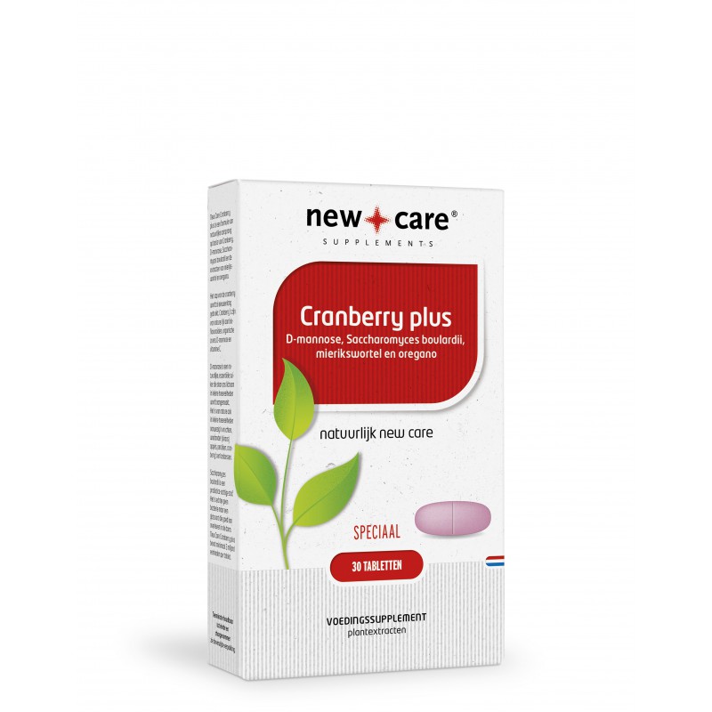 New Care Cranberry plus 30 tabletten New Care Cranberry plus 30 tabletten