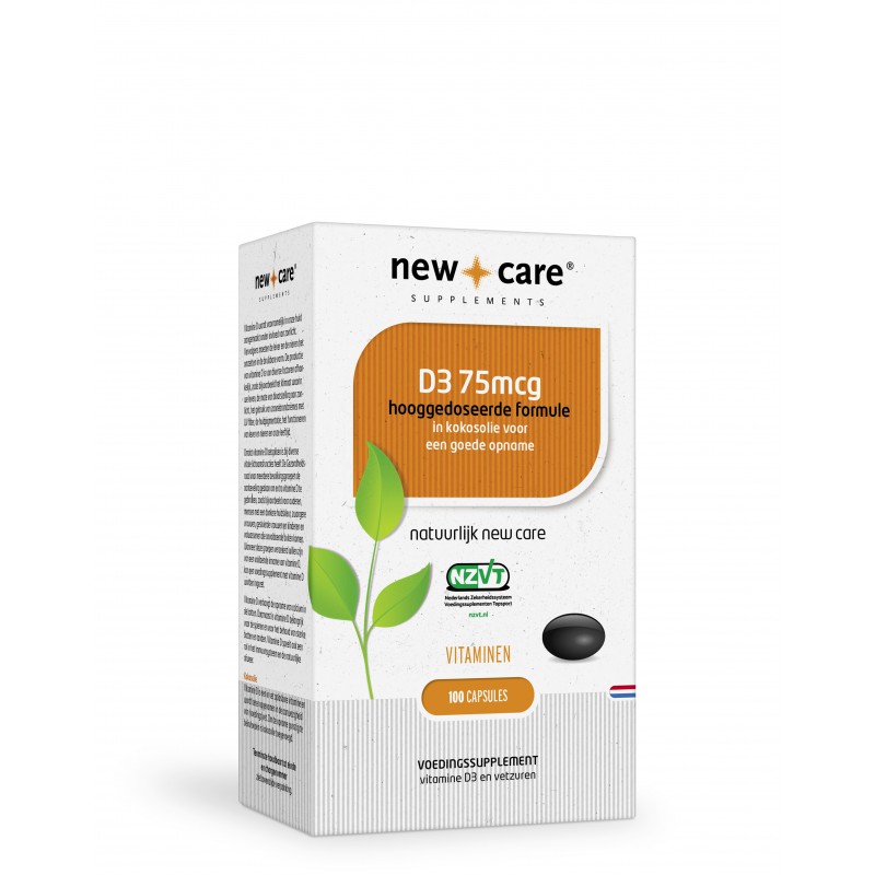 New Care vitamine D3 75 mcg 100 capsules