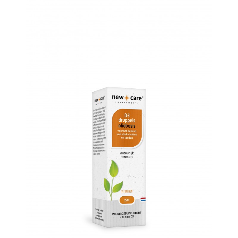 New Care vitamine D3 druppels oliebasis 25 ml