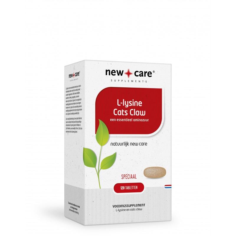 New Care L-Lysine Cats Claw 120 tabletten