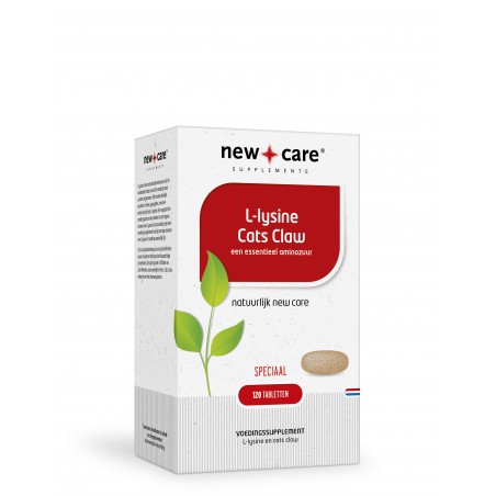 New Care L-Lysine Cats Claw 120 tabletten