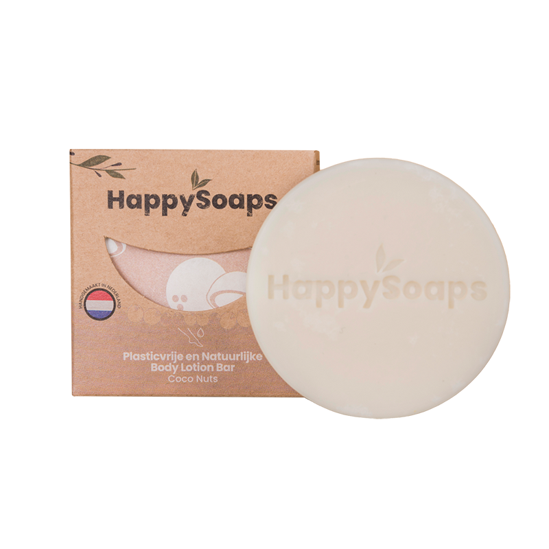 HappySoaps Body Lotion Bar Coco Nuts 65g