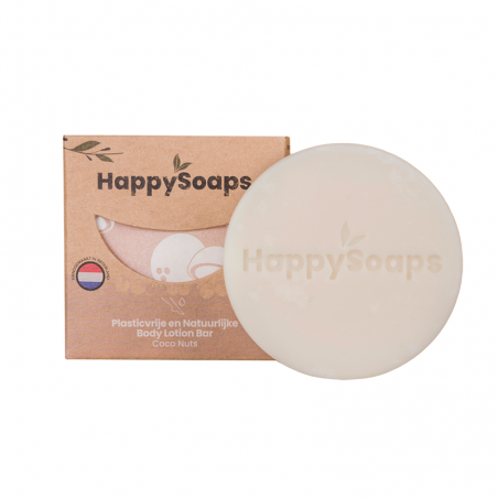 HappySoaps Body Lotion Bar Coco Nuts 65g