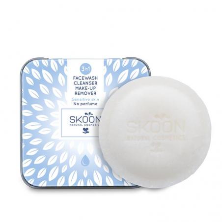 Skoon Facewash Cleanser Make-Up Remover 3-in-1 Sensitive Skin No Perfume