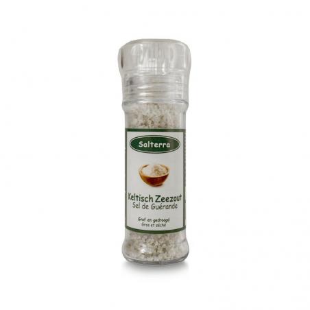 Salterra Keltisch Zeezout grof en gedroogd in handige zoutmolen 70g