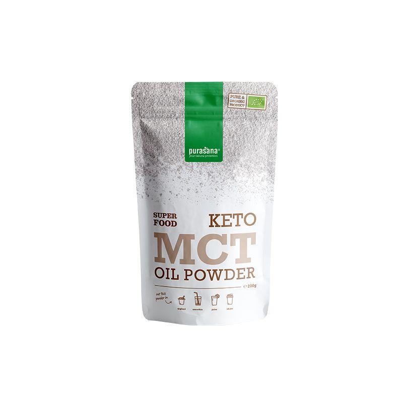 Purasana Keto MCT Oil Powder Oliepoeder koolhydraatarm dieet 200 gram