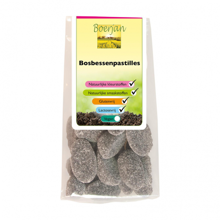 Boerjan Bosbessen Pastilles 150 gram