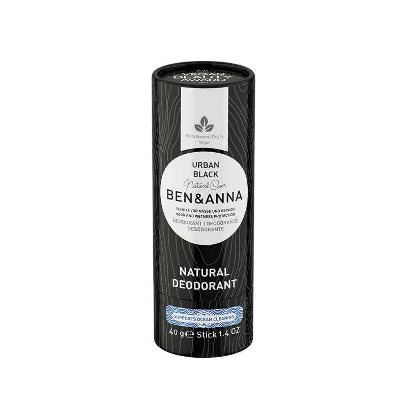 Ben & Anna Deodorant Stick Urban Black papertube 40g