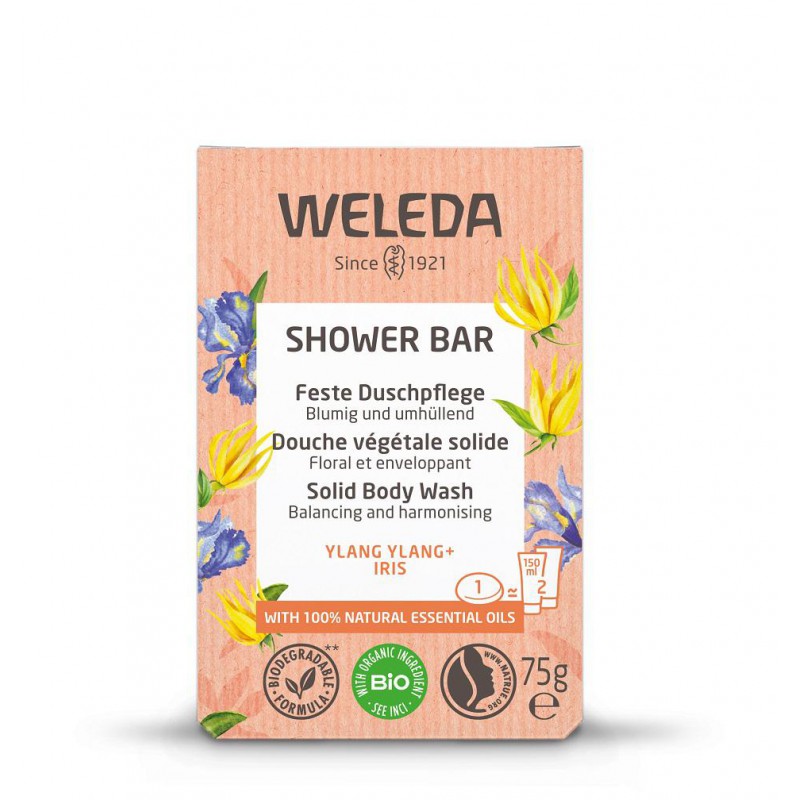 Weleda Shower Bar Ylang Ylang + Iris 75ml