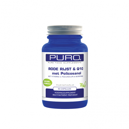 Puro Rode Rijst & Q10 met Policosanol 3 mg 60 capsules