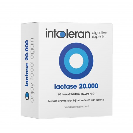 Intoleran Lactase 20.000 50 breektabletten