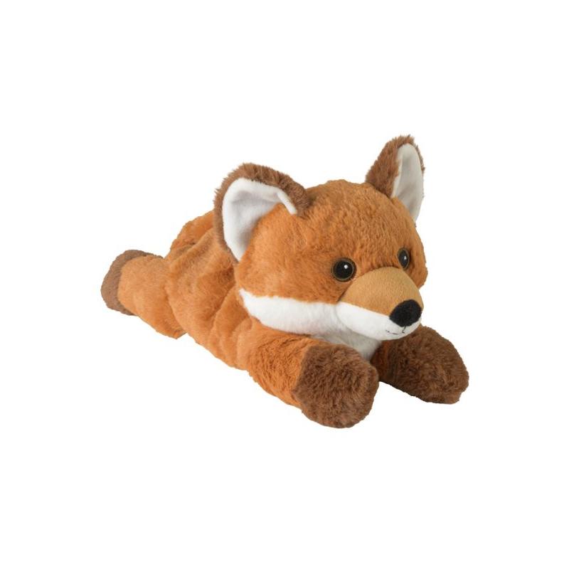 Warmies Magnetronknuffel Liggende Vos met niet-verwijderbare vulling