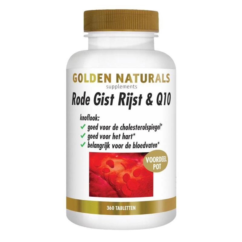 Golden Naturals rode gist rijst & q10