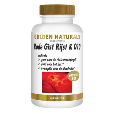Golden Naturals rode gist rijst & q10