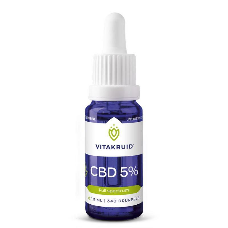 Vitakruid cbd olie 5% full spectrum