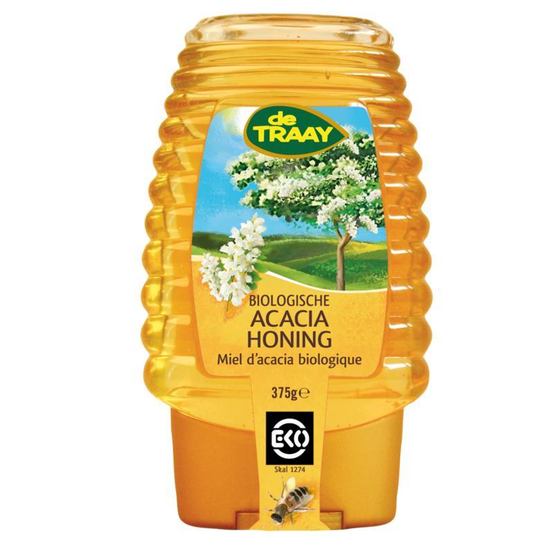 Acaciahoning knijpfles bio