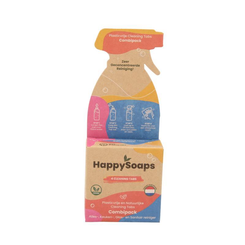 HAPPYSOAPS Cleaning tabs-combipack-alles-, keuken-, glas-en HAPPYSOAPS Cleaning tabs-combipack-alles-, keuken-, glas-en
